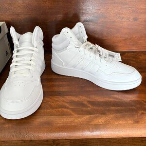 Adidas HOOPS 3.0 MID Women GW5457 White Size 9 NWT